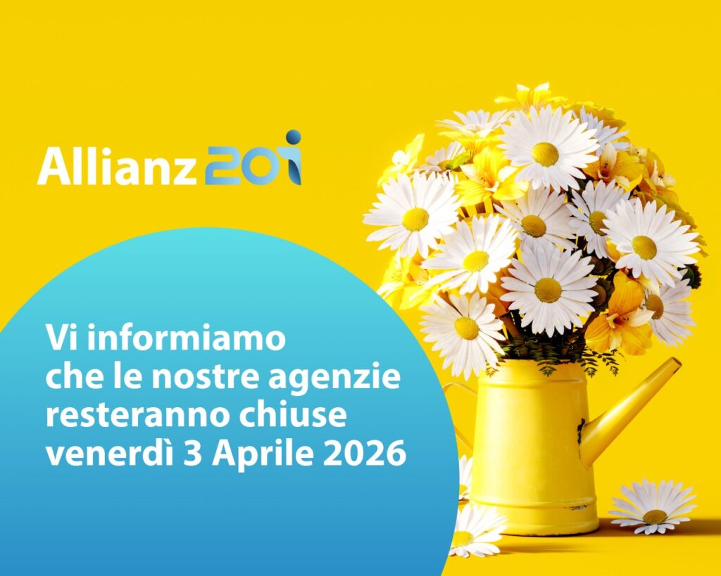 allianz chiusura pasqua 2026